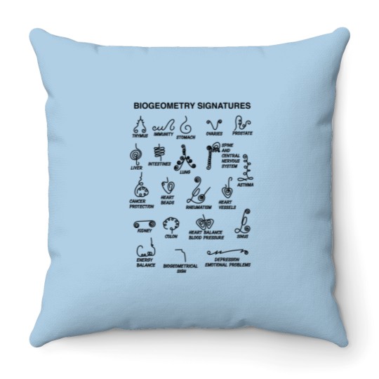Discover BioGeometry symbols  |  Biogeometry Signature | BioGeometry shapes Throw Pillows