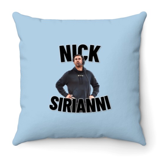 Discover Nick Sirianni Philadelphia Eagless Throw Pillows- Eagles Fan Throw Pillows - Eagles Fan Gift - Nick Sirianni Throw Pillows - Eagles Football Throw Pillows