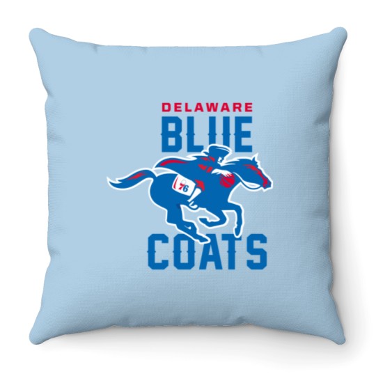 Discover The Delaware Blue Coats   Throw Pillows