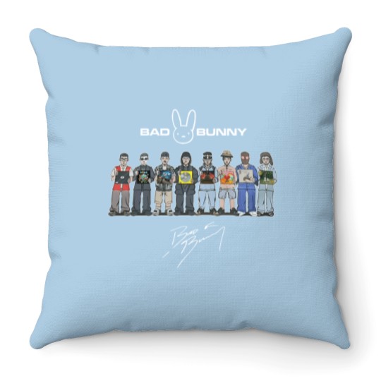 Discover All Albums  Bad Bunny New Album Throw Pillows, Debi Tirar Mas Fotos