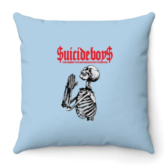 Discover SUICIDEBOYS Throw Pillow - Official Merch