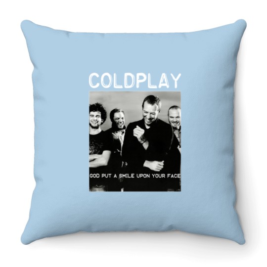 Discover Coldplay World Tour 2025 Throw Pillows, Gift Throw Pillows For Coldplay Fans