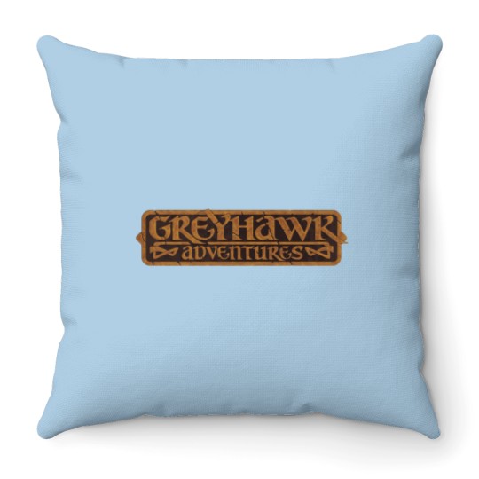 Discover GREYHAWK - Advanced Dungeons and Dragons - Old School DnD Throw Pillows