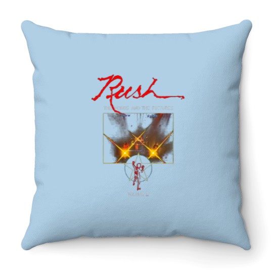 Discover Volume II Rush Band The Words And The Moving Pictures Throw Pillows