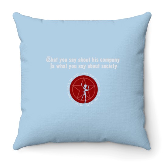 Discover Tom Sawyer Rush Lyric Throw Pillows