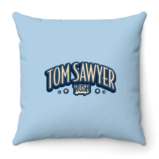 Discover Tom Sawyer, rush, neil peart Throw Pillows