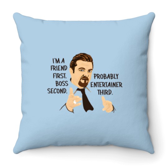 Discover David Brent - The Office Art Quote Throw Pillows