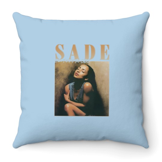 Discover Sade Throw Pillows, Sade Helen Folasade Adu Throw Pillows