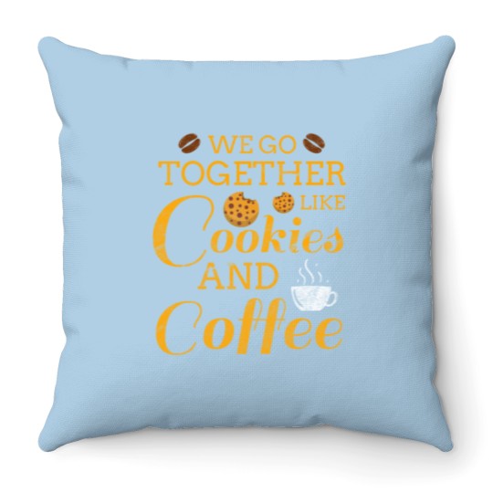 Discover Cookie Confiserie Bake Cookies Baking Coffee Gift Throw Pillows