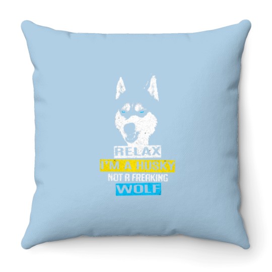 Discover Husky Throw Pillows