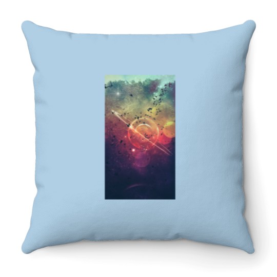 Discover Atmosphere planet sky Throw Pillows