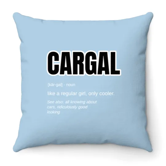 Discover CARGAL Definition Throw Pillows