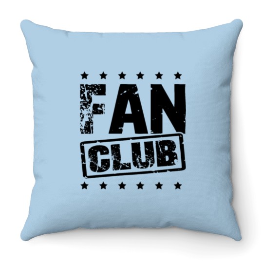 Discover fan club Throw Pillows