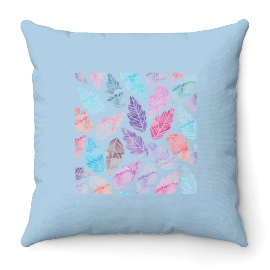 Discover Colorful leaves Throw Pillows