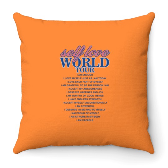 Discover Trendy Self Love Oversized Throw Pillow