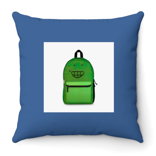 Discover Liam Plecak from HFJone (WEIRD SMILE) Backpack Throw Pillows