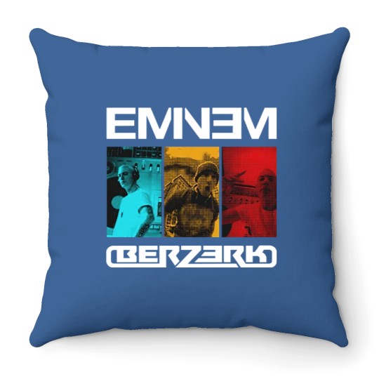 Discover Braado Men's Eminem Berzerk Throw Pillows