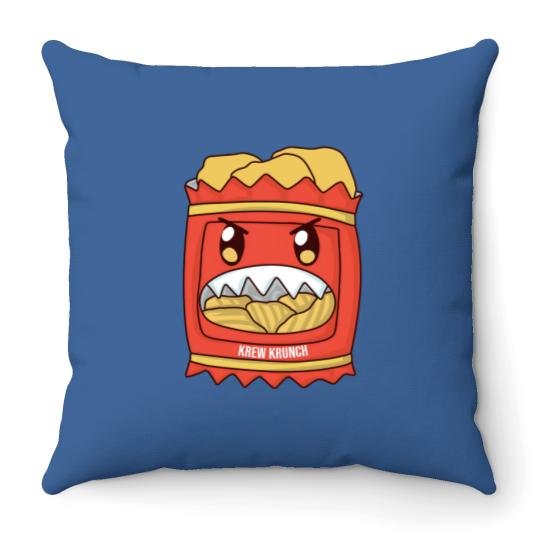 Discover Krew Krunch - Funneh - Throw Pillows