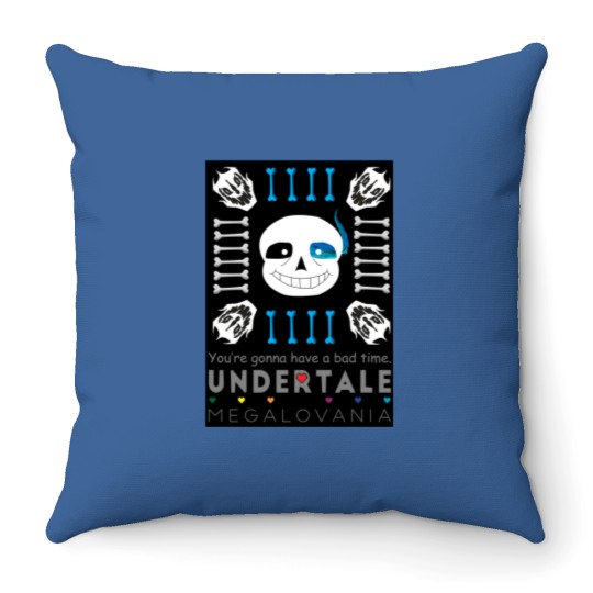 Discover Sans Undertale Throw Pillow Gift