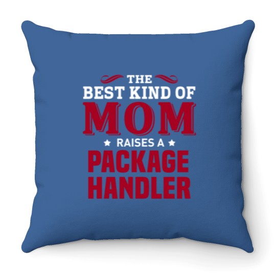 Discover Package Handler Throw Pillows
