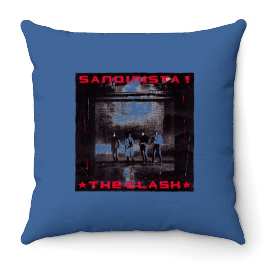 Discover The Clash - Sandinista / Unisex Cotton Throw Pillows