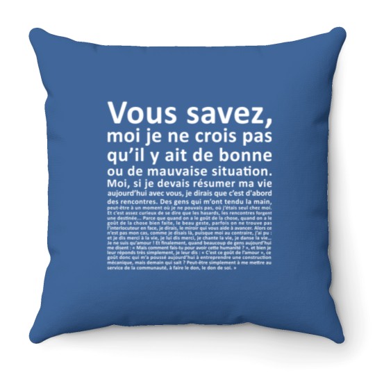 Discover Monologue dOtis Throw Pillows