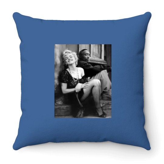 Discover Tupac Marilyn Monroe Hiphop Legend Throw Pillows