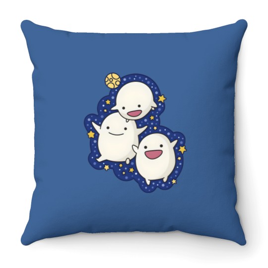 Discover Starry Warawara from The Boy and the Heron Classic Throw Pillows