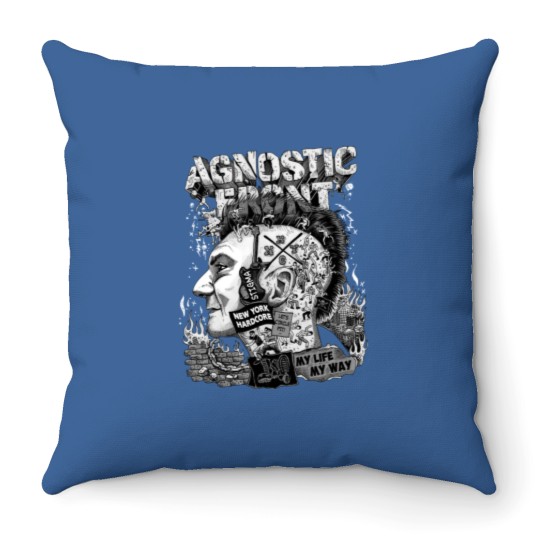 Discover Agnostic Front Throw Pillows - Punk Band Throw Pillows - Gotta Go