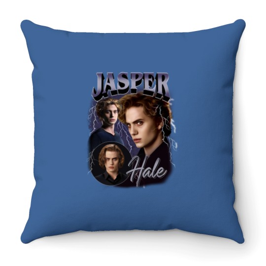 Discover Vintage Jasper Hale Twilight Saga Throw Pillow
