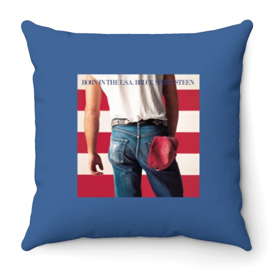 Discover ljlkjoi987>>bruce springsteen, bruce springsteen Throw Pillows