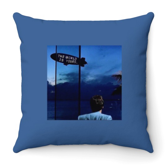 Discover Scarface The World is Yours Throw Pillows