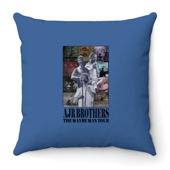 Discover AJR The Maybe Man Tour 2024 Tour Throw Pillows, AJR Band Fan Throw Pillows