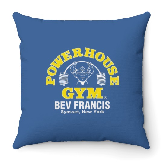 Discover Unisex Powerhouse Gym Short-Sleeve Throw Pillows