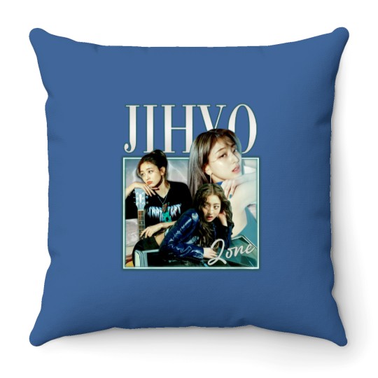 Discover Jihyo Kpop Throw Pillows, Zone Album Throw Pillows
