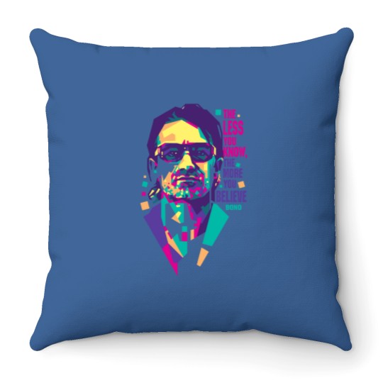 Discover BONO U2 WPAP Throw Pillows