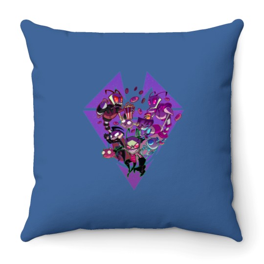 Discover INVADER ZIM Throw Pillows