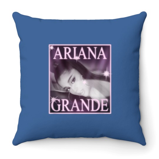 Discover Ariana Thank U, Next Homage Throw Pillows, Ariana Unisex Throw Pillows