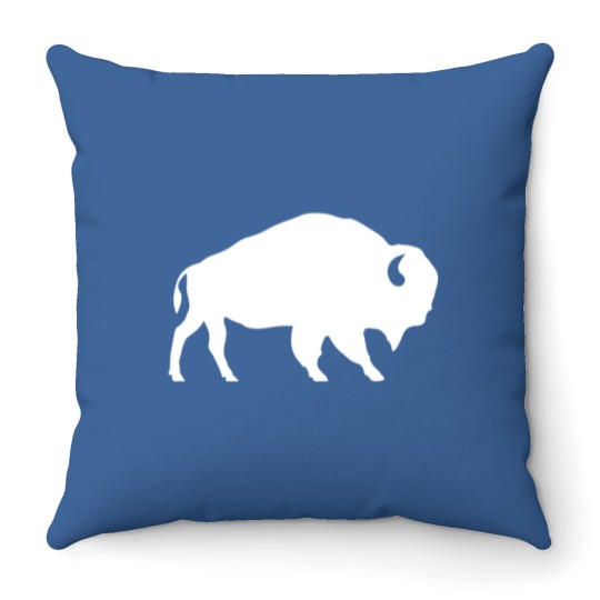 Discover Buffalo Throw Pillow