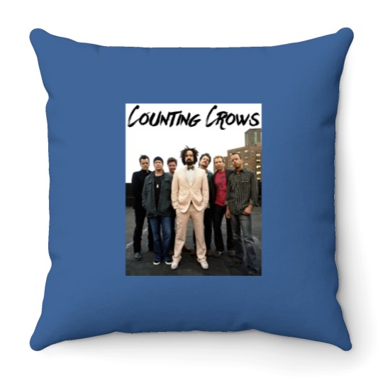 Discover Counting Crows Aesthetic Graphic Minimal Throw Pillows