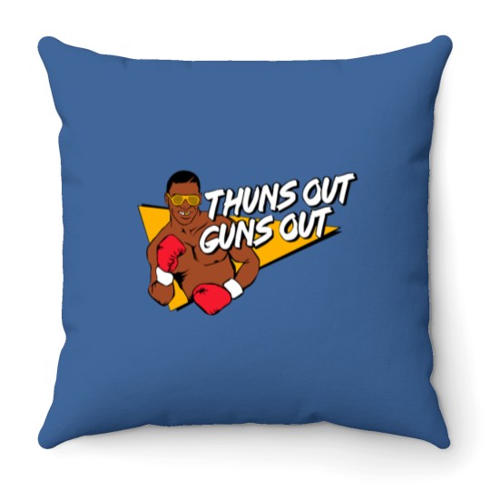 Discover Mike Tyson Thuns Out s Out Throw Pillows