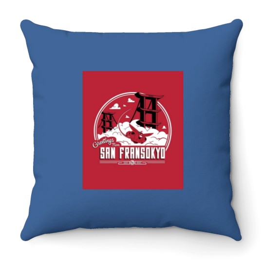 Discover Greetings from San Fransokyo - Decorative Throw Pillow Gift