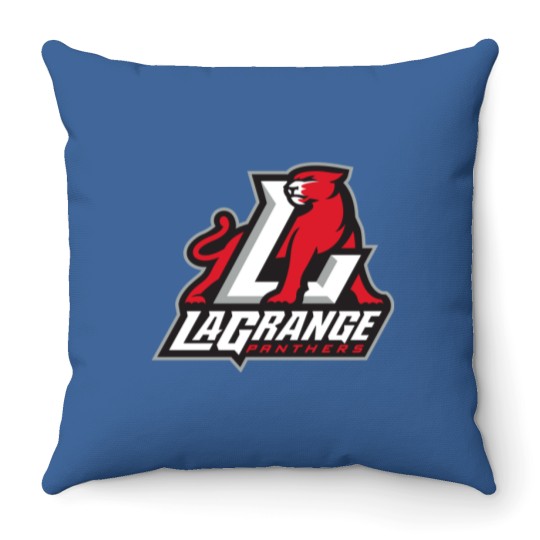 Discover LaGrange Panthers Athletic Club Throw Pillows