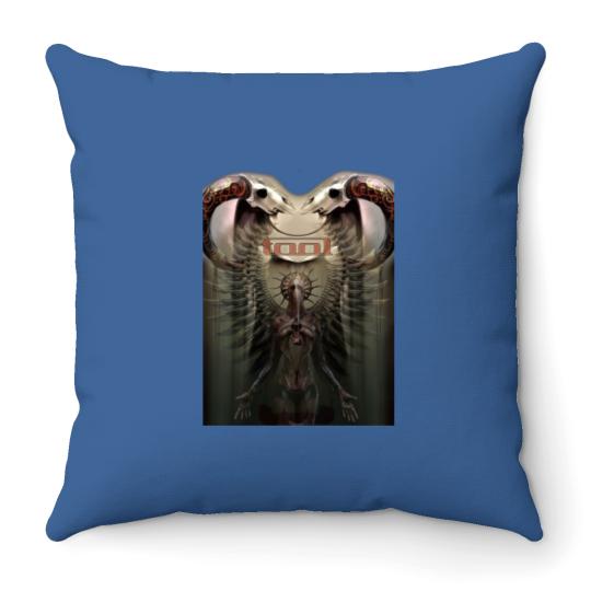 Discover Tool Throw Pillows - Metal Music Throw Pillows - Fear Inoculum