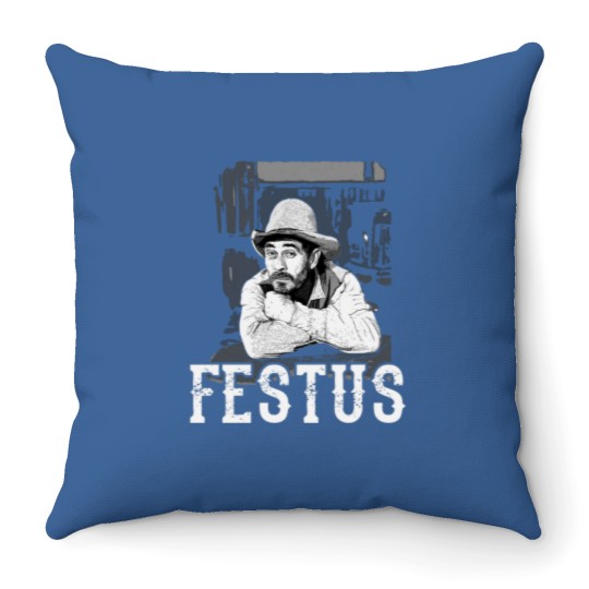Discover Festus from Gunsmoke - Gunsmoke - Throw Pillows