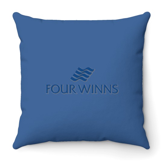 Discover FOUR WINNS BOAT MOTOR MERCH Throw Pillows