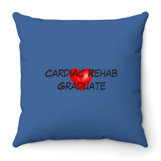 Discover Cardiac Rehab Graduate Throw Pillows