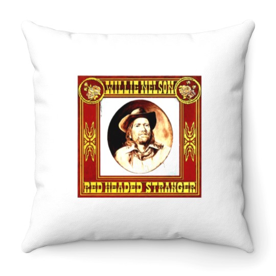 Discover Willie - The Red Throw Pillows