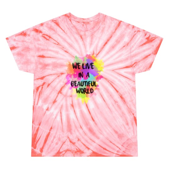 Discover Vivimos en un mundo hermoso de acuarela Camiseta Tie Dye T-Shirts