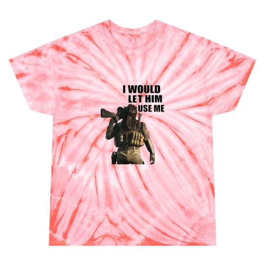 Discover I WOULD LET KONIG USE ME black text Tie Dye T-Shirts